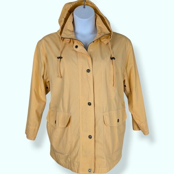 Sequence Yellow Hooded Zip Jacket - Picture 1 of 11